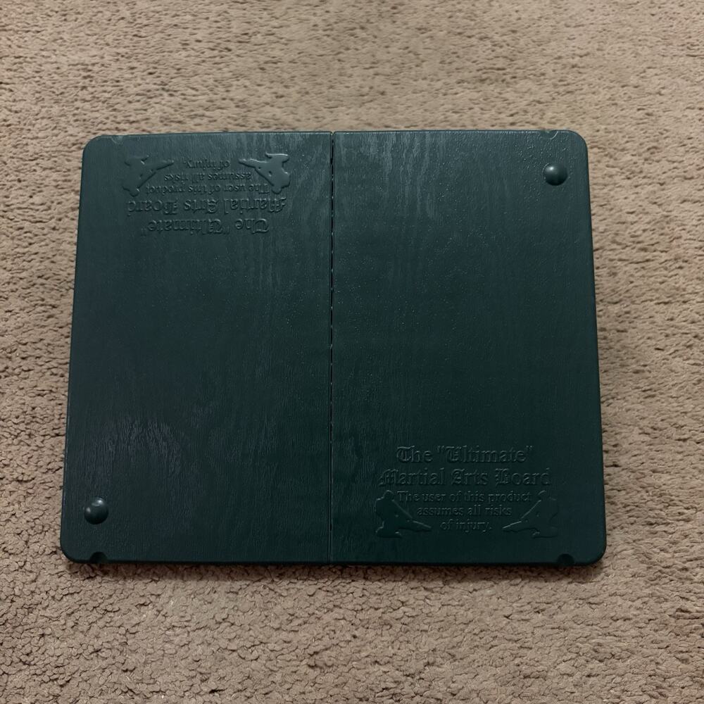 The Ultimate Martial Arts Board Re-breakable Strike Trainer Karate Green Plastic